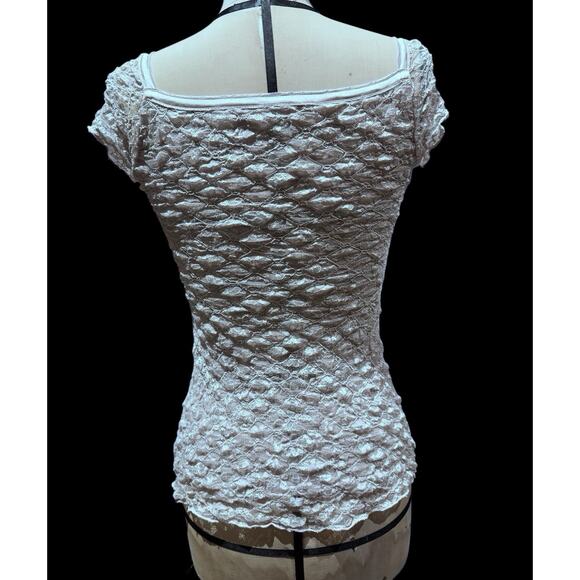 Ann Ferriday VTG Lace Sweetheart Fairy Top S - Picture 3 of 4